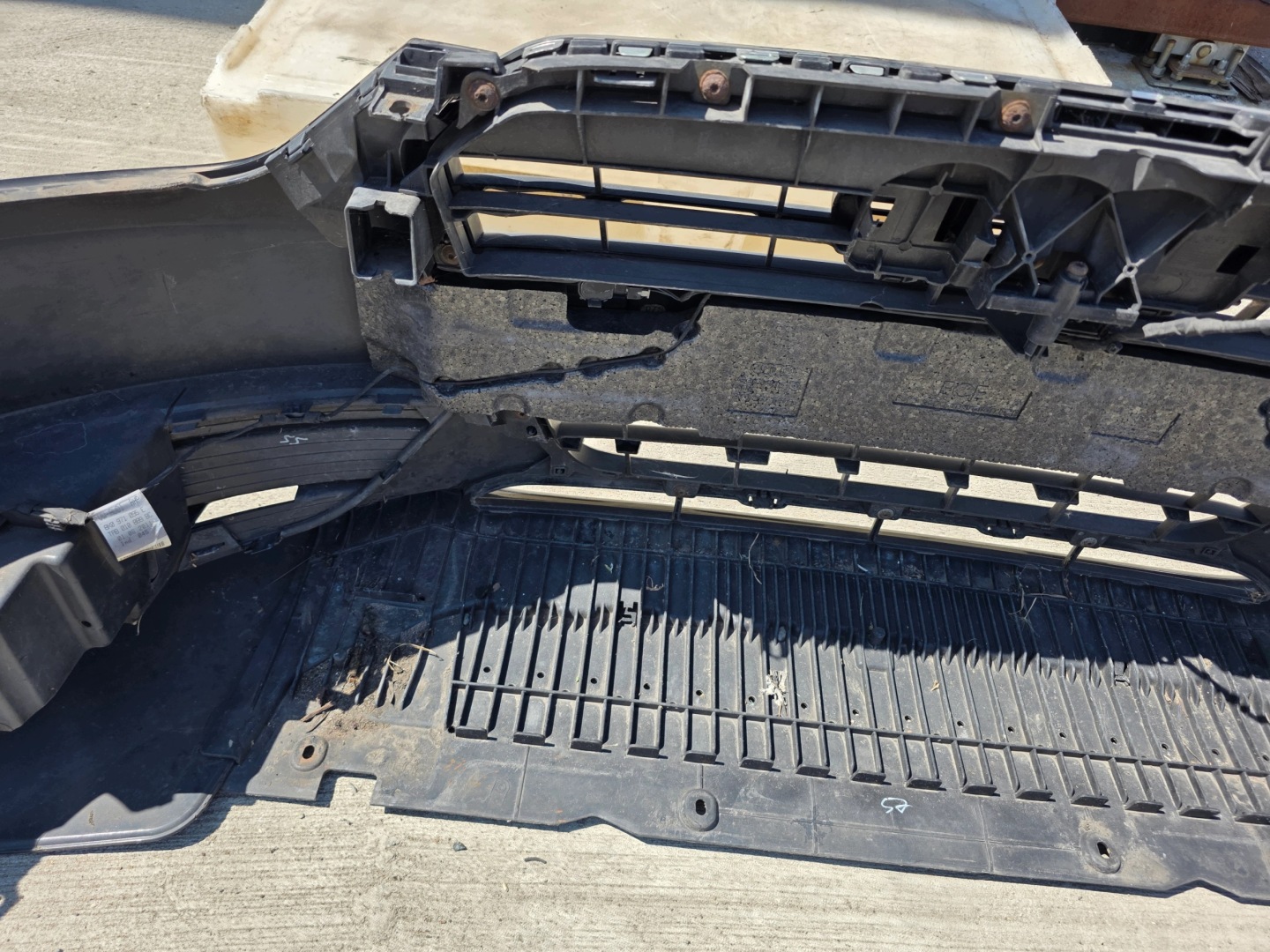 bumper front complete AUDI A4 B8 LIFT 2011-2016 LZ9Y PDC original !!!