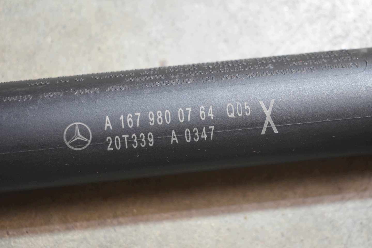 IDEALNY damper bonnet boot right MERCEDES GLS X167 1