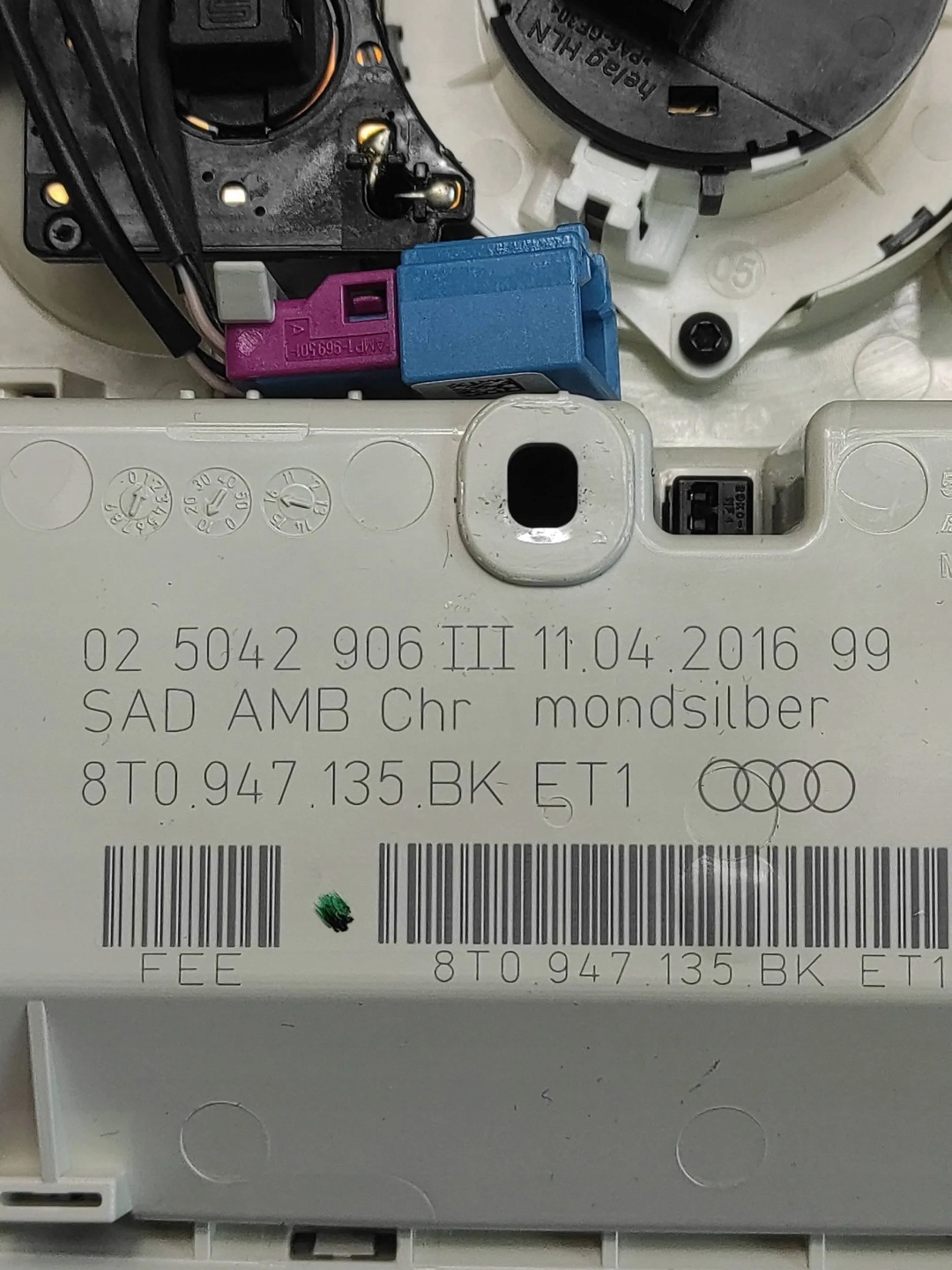 Audi A5 8T FANALE interna 8T0947135BK