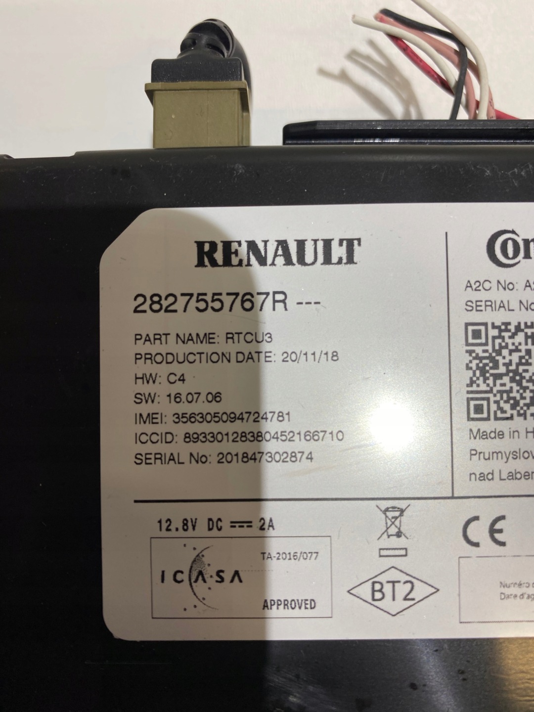 RENAULT TALISMAN MODULE NAVIGATION DEVICES 282755767R