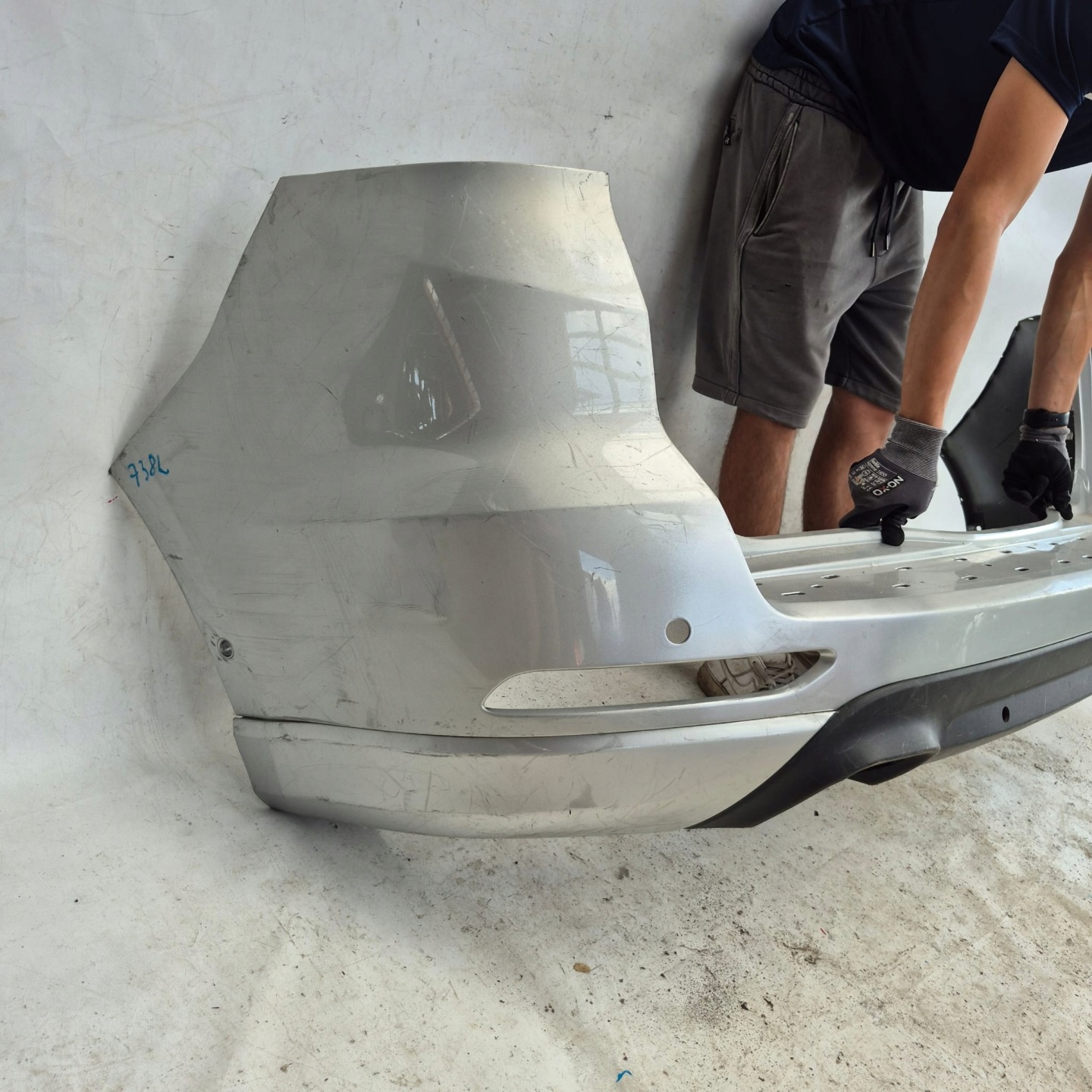 FORD S-MAX II 2 MK2 14-23 bumper rear part rear 6XPDC