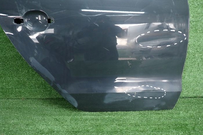 VW POLO 6R 6C 09- Tür rechts hinten heck