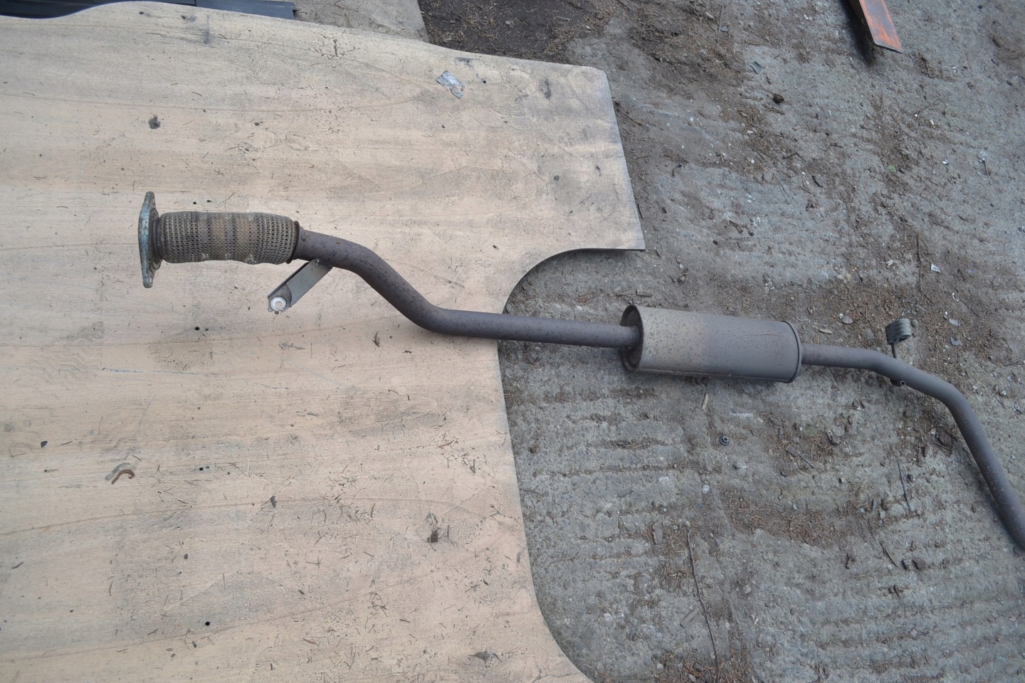 DACIA LODGY 2017 1,2 benz muffler, exhaust