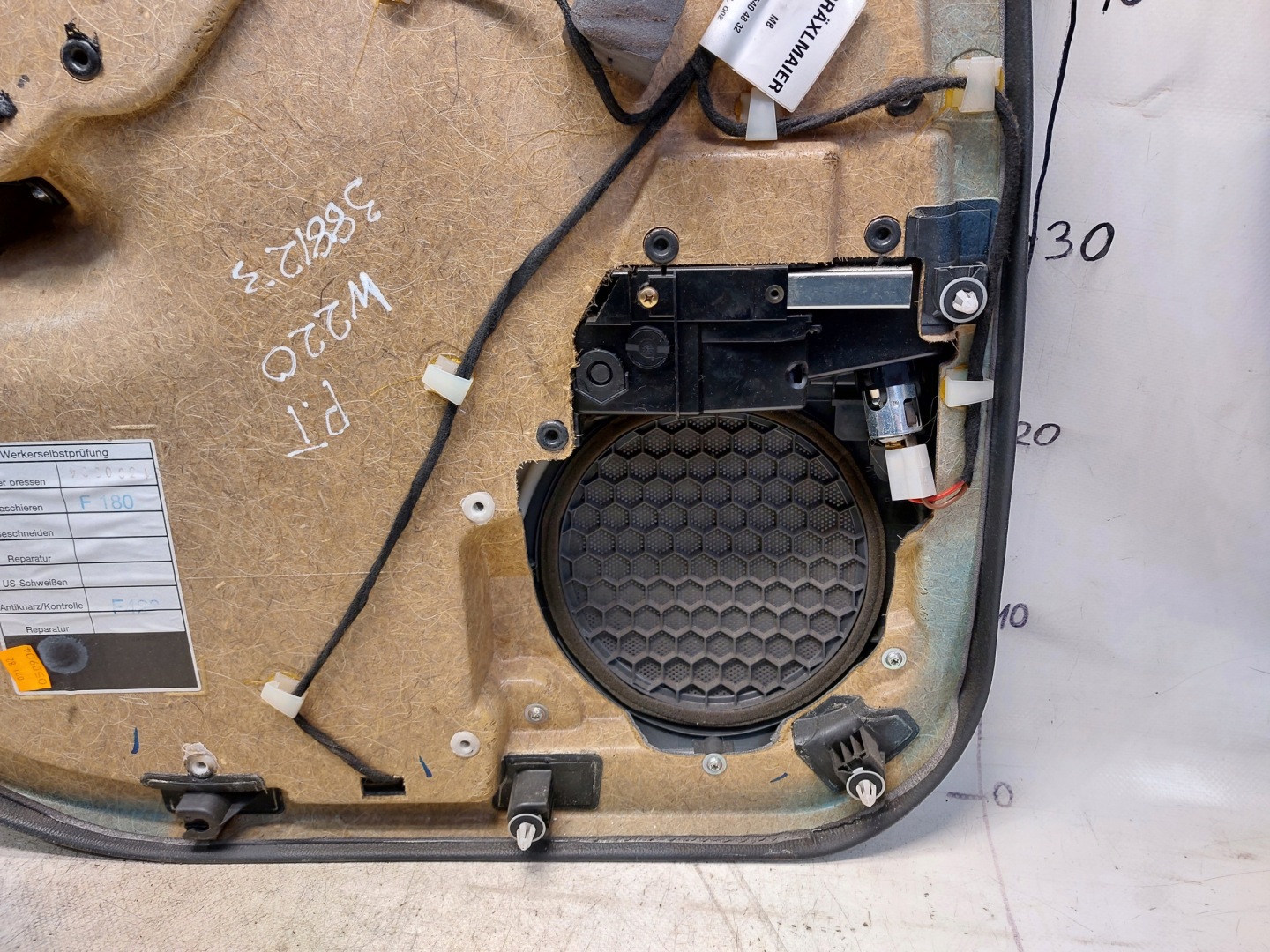 side upholstery door right rear part MERCEDES W220