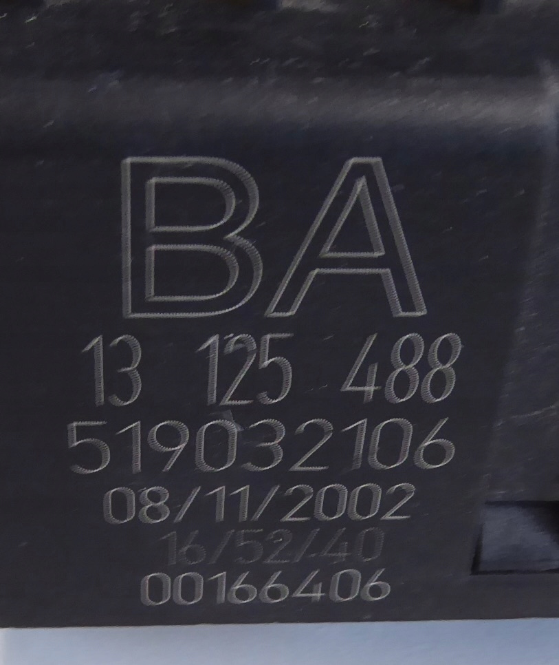 compartment module REC 13125488 BA OPEL VECTRA C SIGNUM