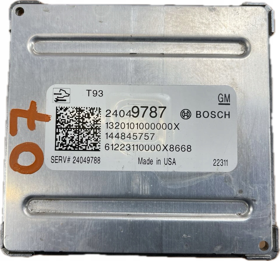 O7 CADILLAC CT5 V 19- Centralina modulo cambio ingranaggi TCM 24049787