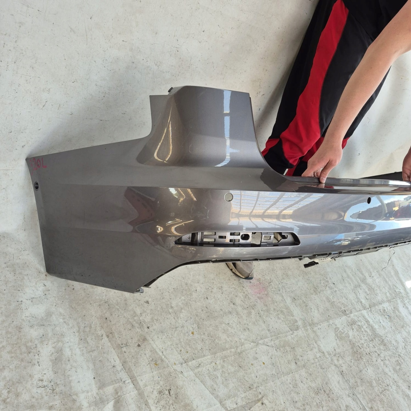 AUDI A6 C8 4K KOMBI 18-25 bumper rear part rear 6XPDC