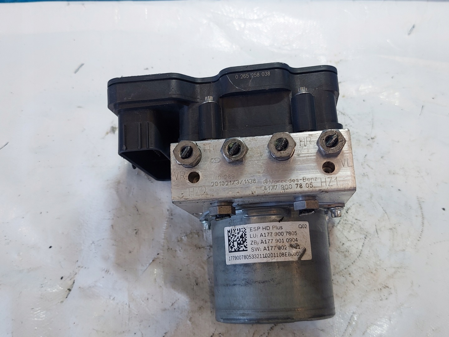 Pompa ABS MERCEDES A KLASA W177 0265956939