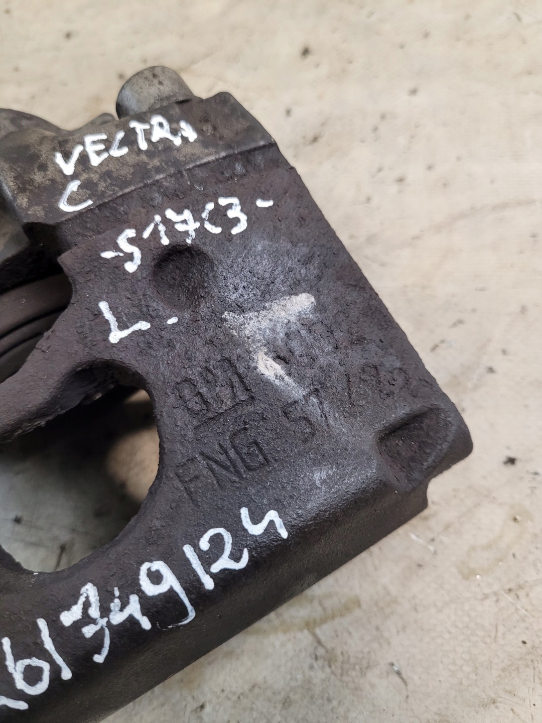 caliper brake left front OPEL VECTRA C 1.9CDTI
