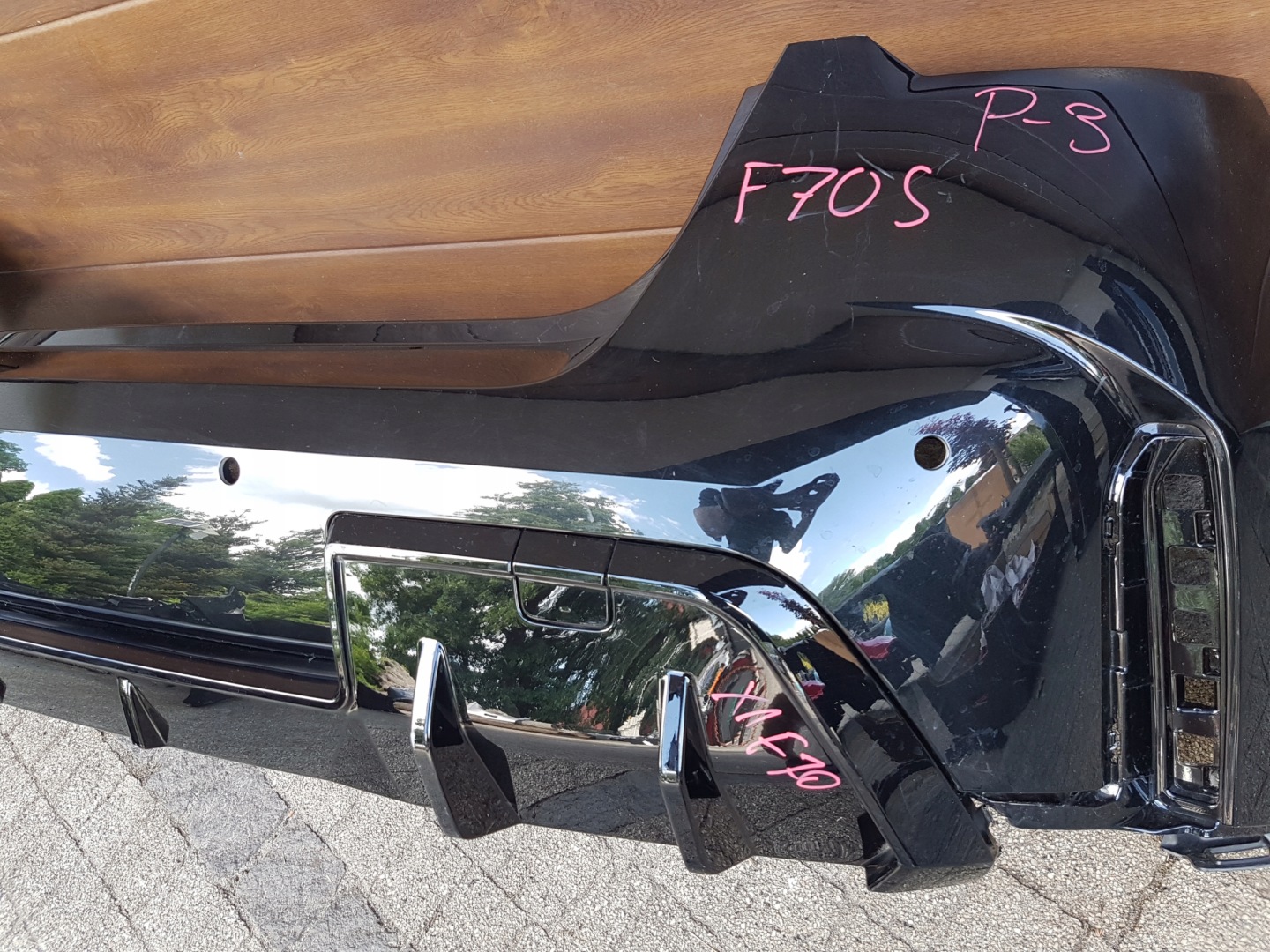 bumper rear BMW 1 F70 m-packet