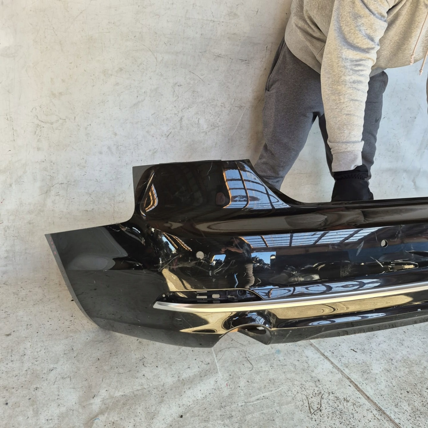 AUDI A5 II 2 8W 16-19 bumper rear part rear PDC