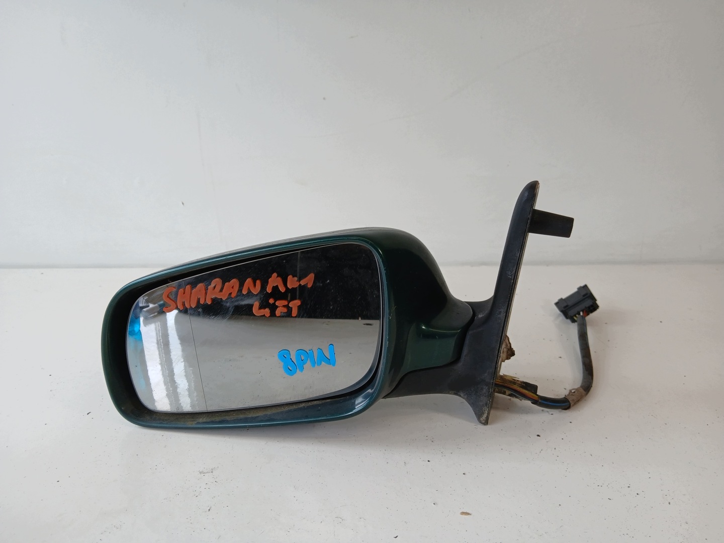 VW SHARAN and LIFT mirror left 8 PIN green