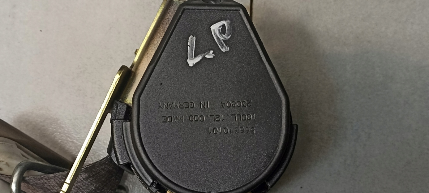 tension belt safety left front MAZDA 323 566310101