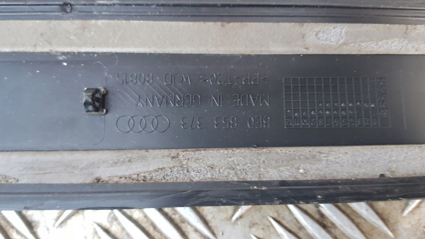 AUDI A4 B6 moulding threshold cover of the threshold front 8E0853373