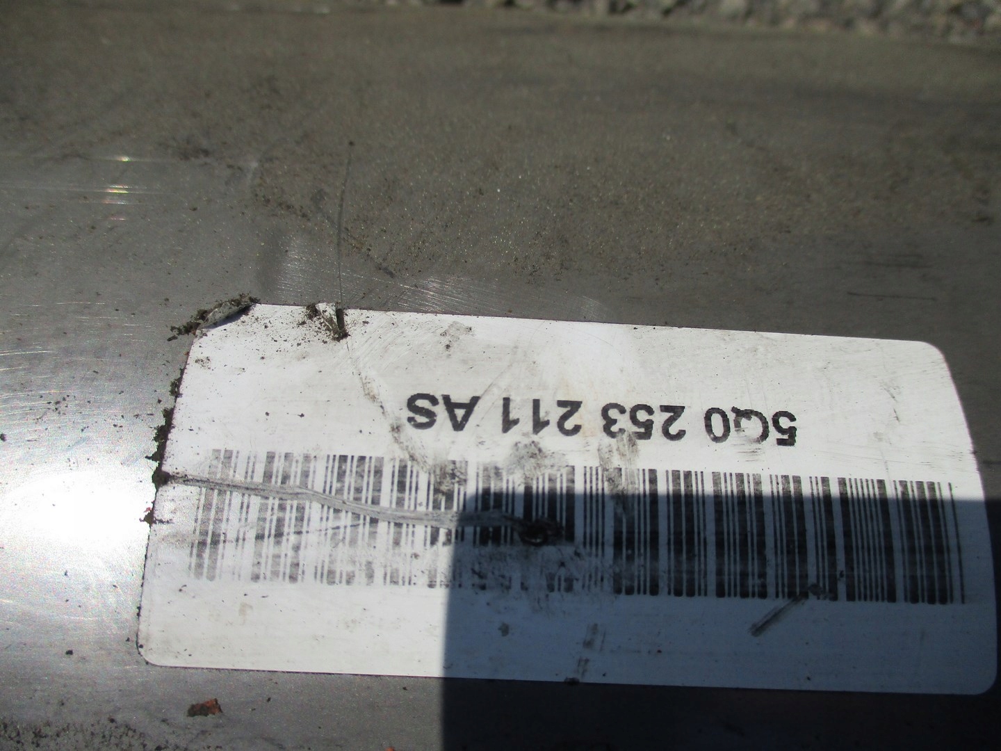 muffler, exhaust VW GOLF 5G0 5Q0253211AS