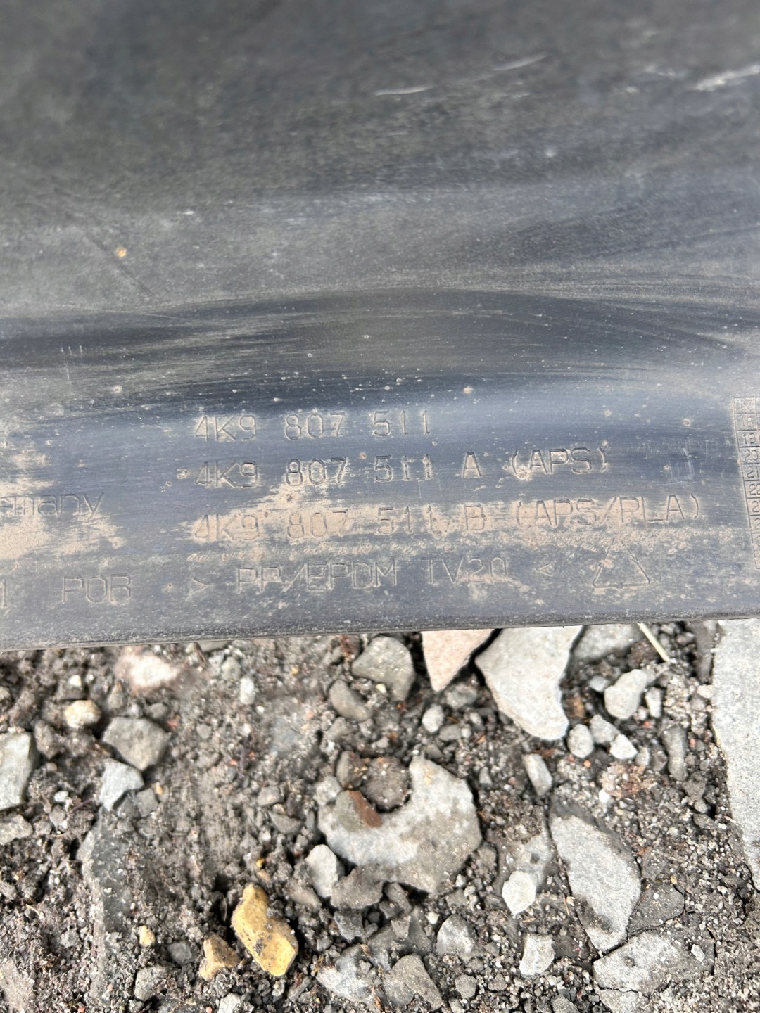 bumper rear part rear AUDI A6 C8 KOMBI AVANT