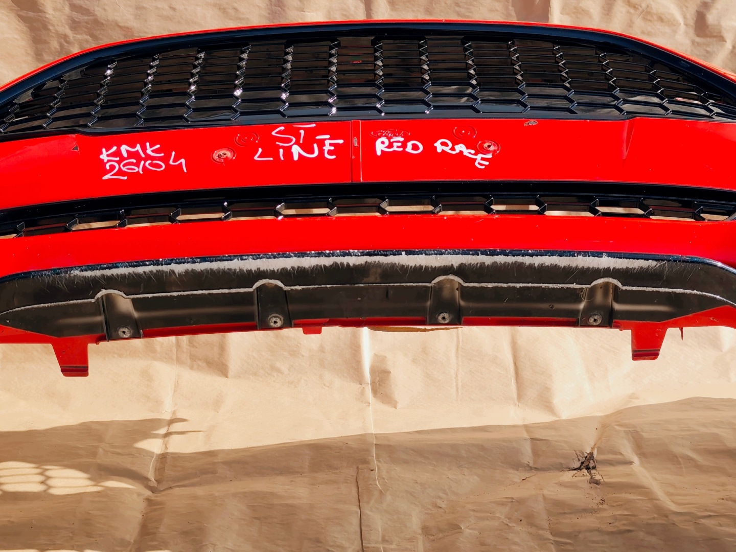 FORD FIESTA MK7 LIFT 2012-2017 ST-LINE bumper front RED RACE original