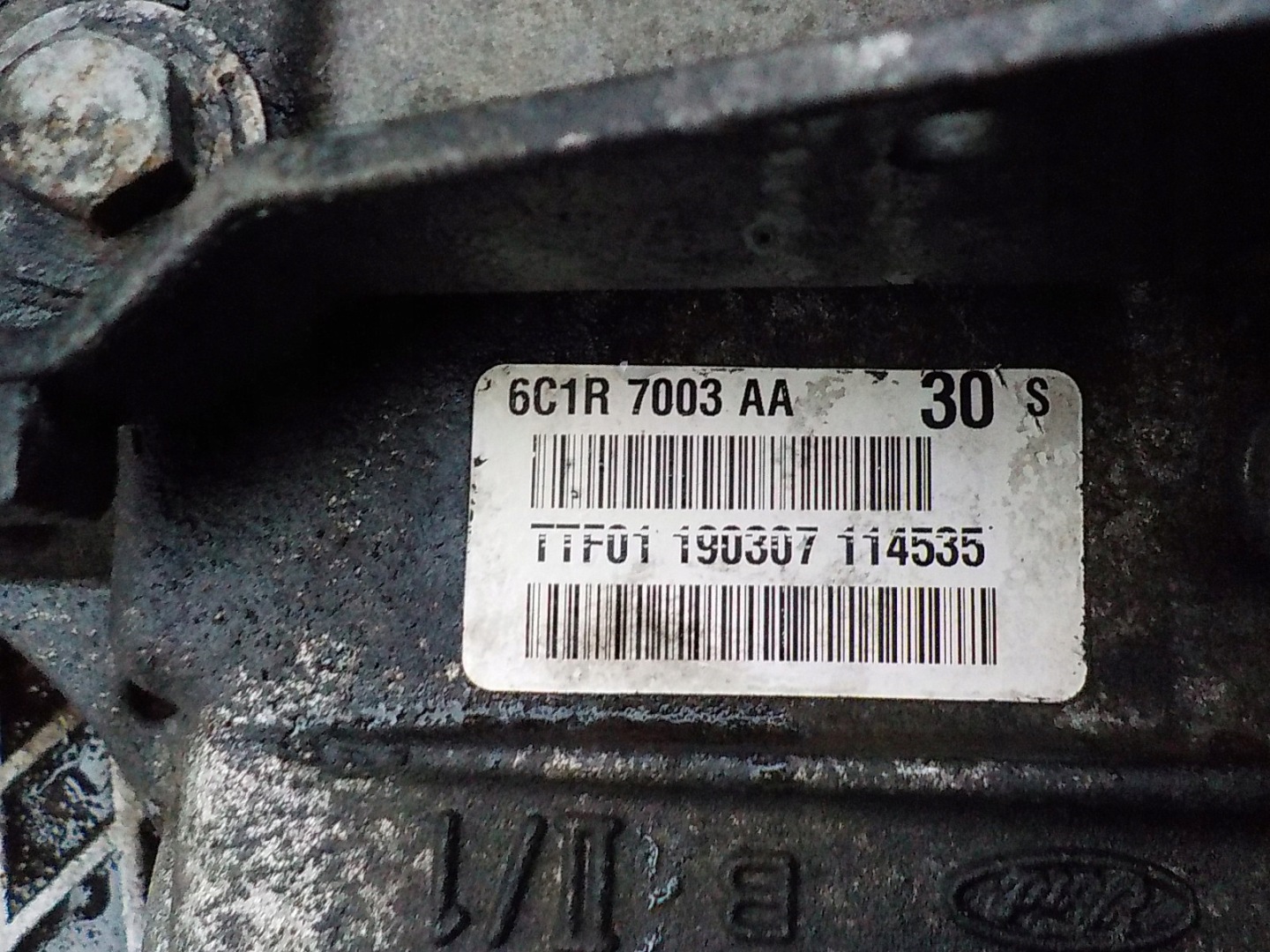 FORD TRANSIT 2.4 TDCI CAMBIO 6C1R7003AA