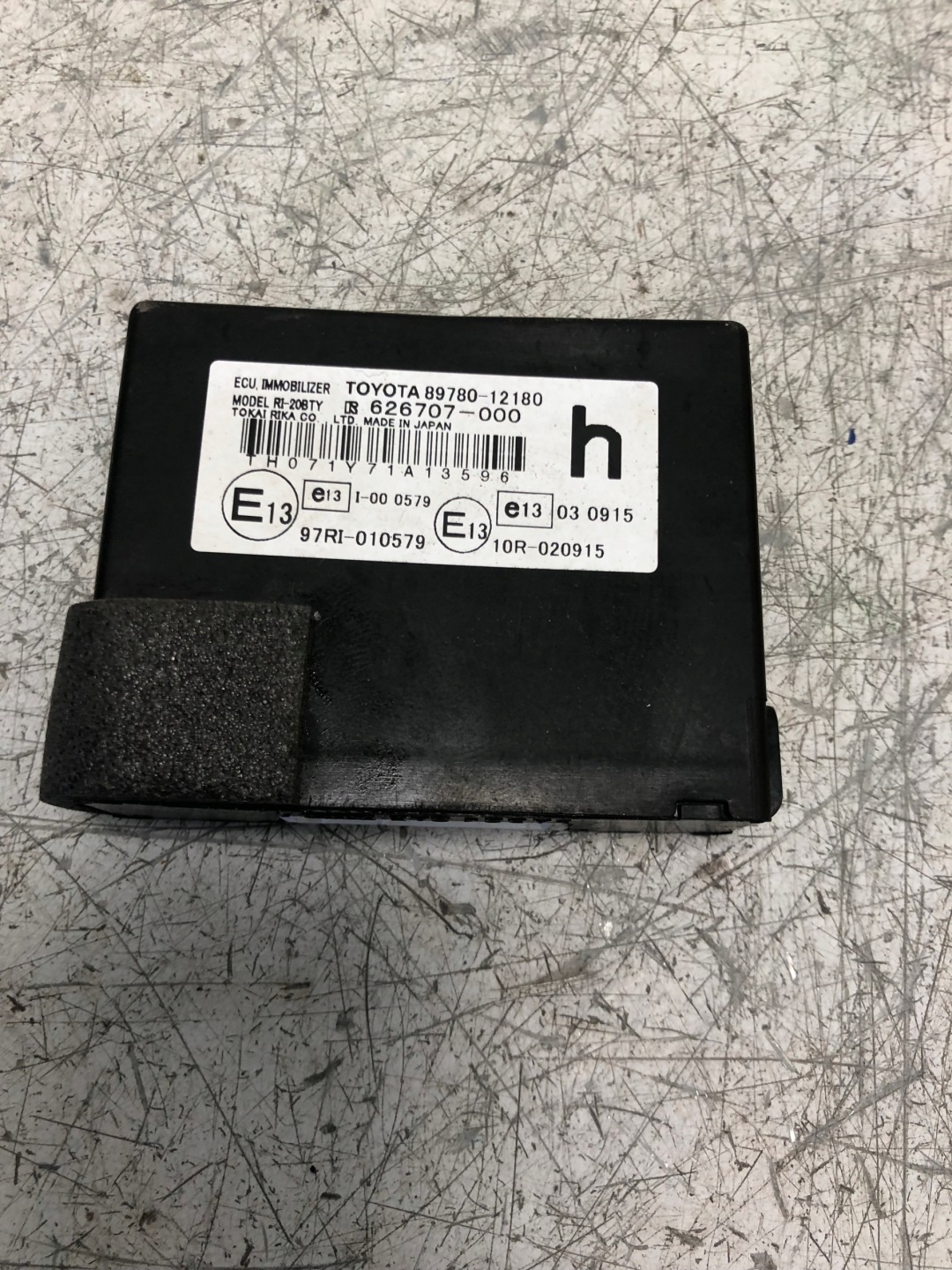 modulo IMMOBILIZERA TOYOTA AURIS e 89780-12180