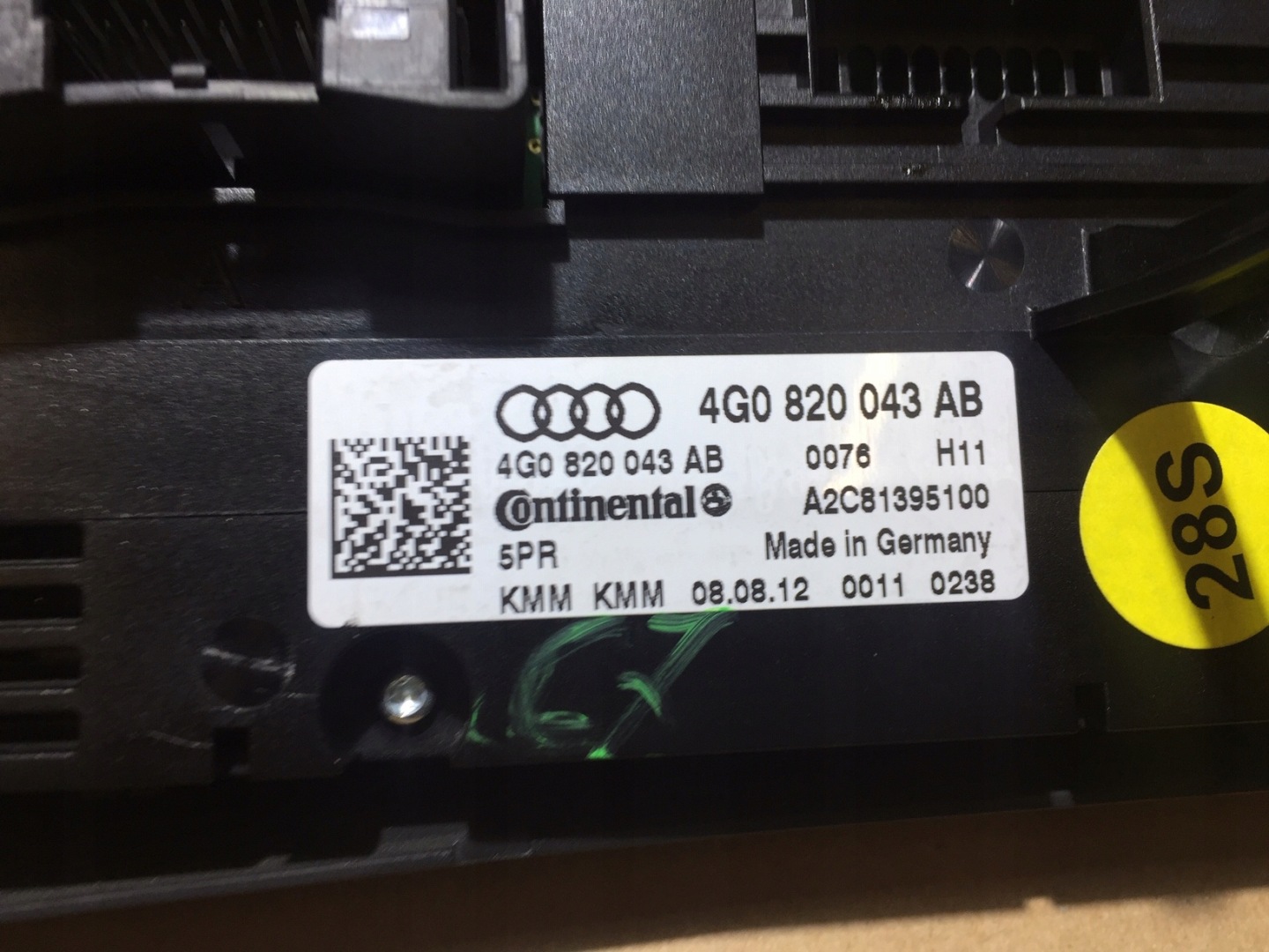 AUDI A6 C7 PANEL des lüfters klimaanlage 4G0820043AB