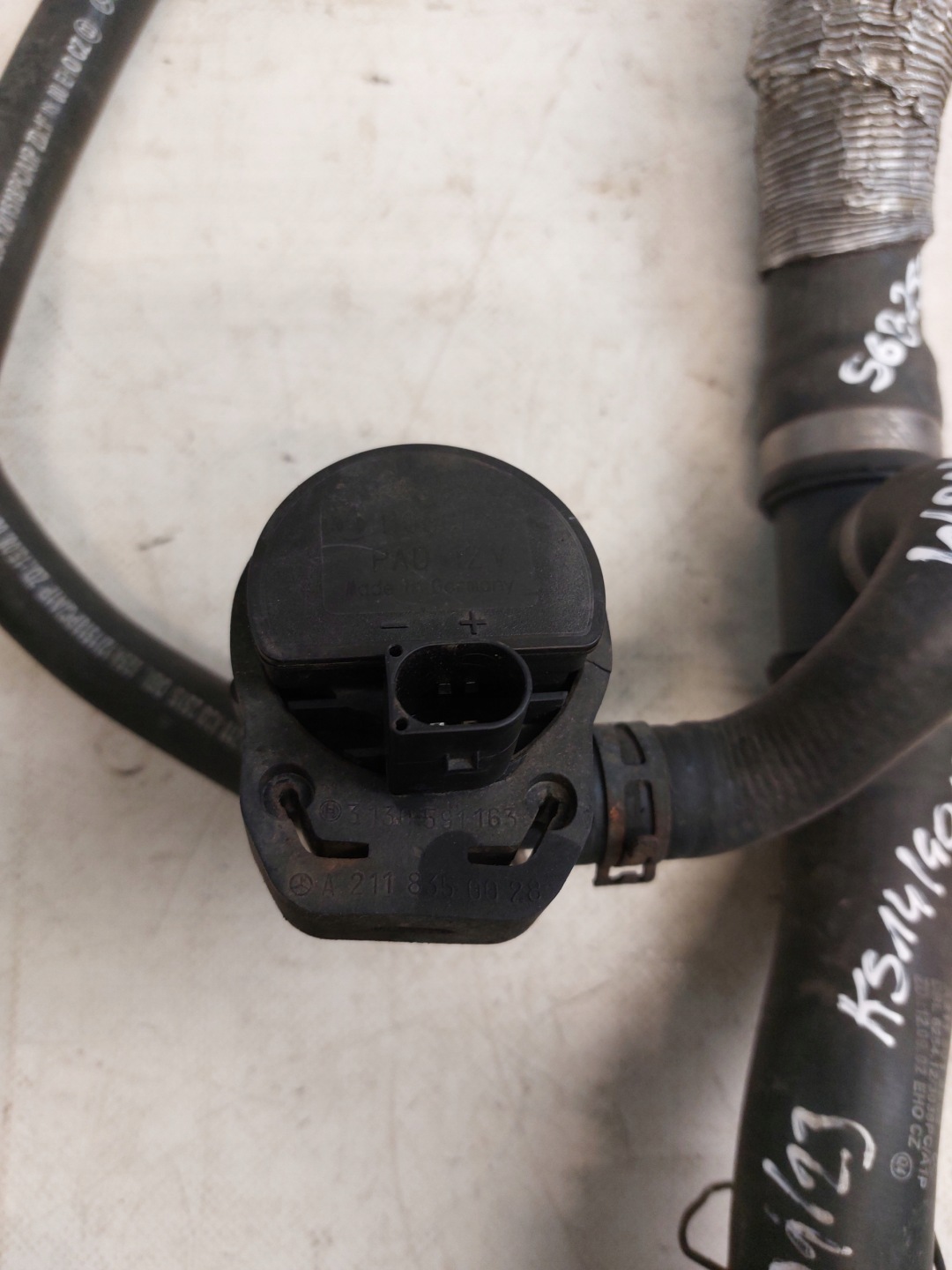 supplementary water pump MERCEDES W211 1.8K