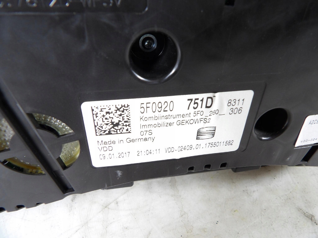 dials dials SEAT LEON III 5F0920751D