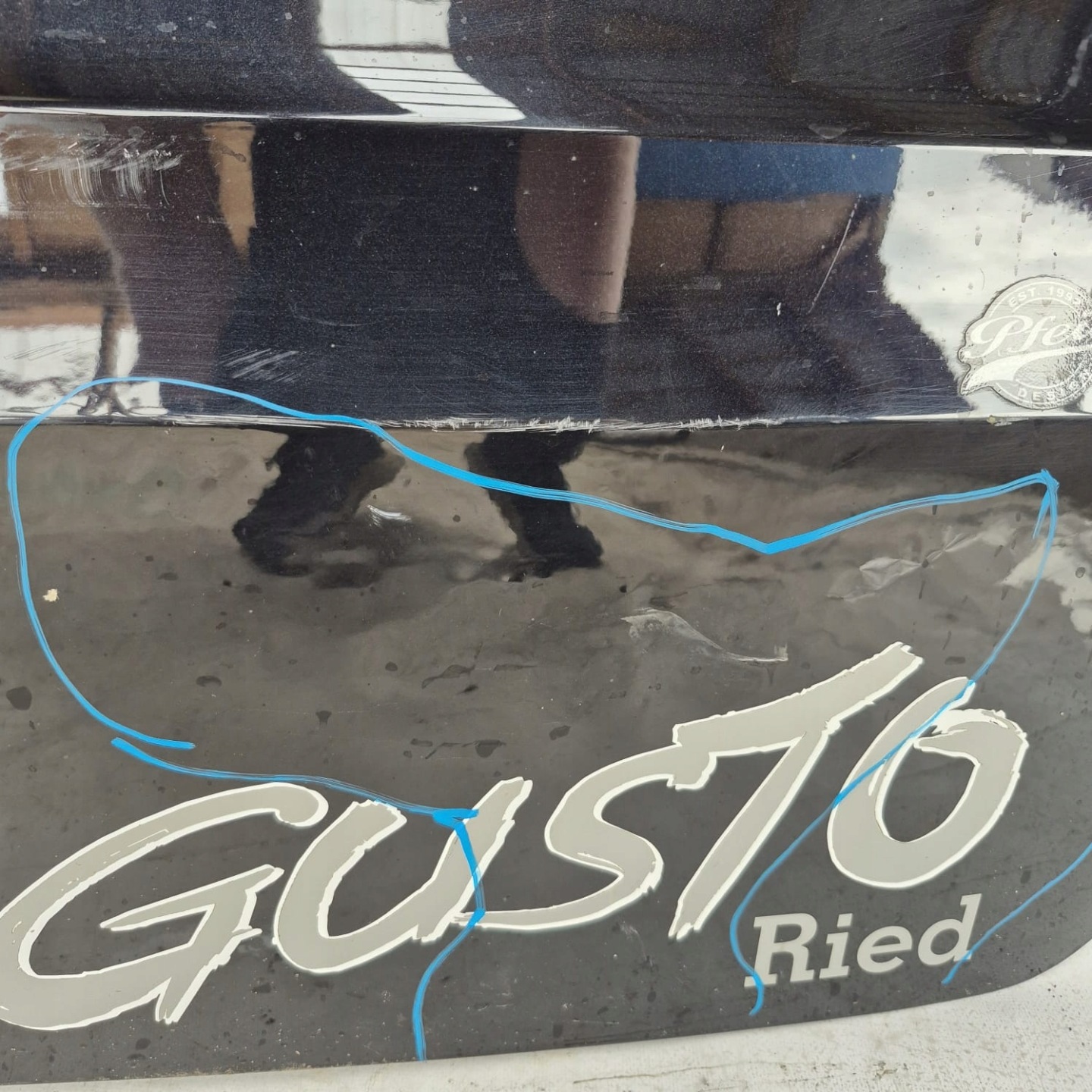 VW CADDY 2K7 21- trunk door boot rear part rear 2K7827105R