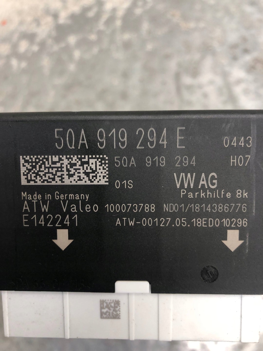 modulo Centralina PDC VW PASSAT B8 5QA919294E