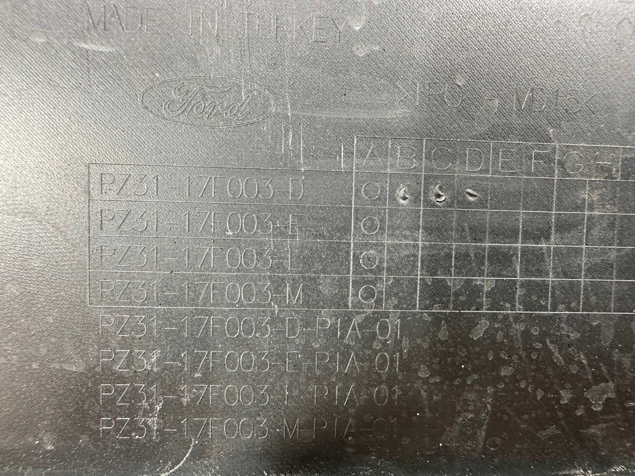 Ford Transit Custom mk2 2023-> bumper front PZ31-17F003-D