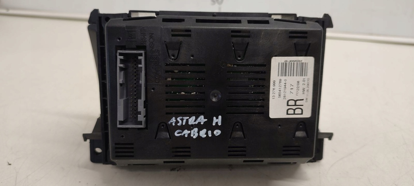 Radio kod display Opel Astra H Cabrio
