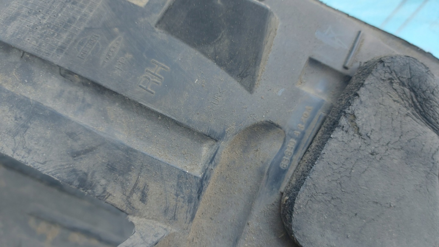 mudguard right front NISSAN QASHQAI J10 10