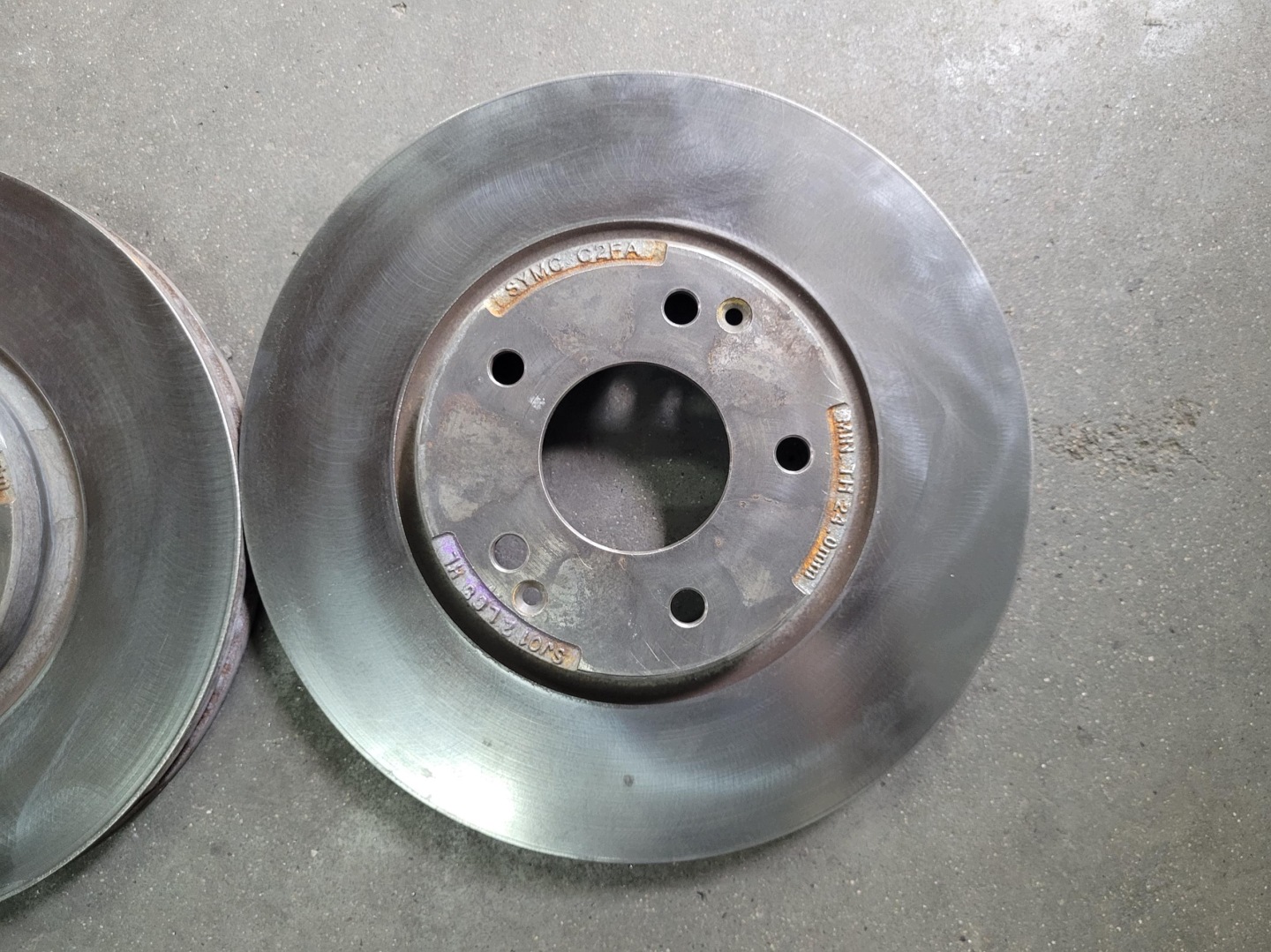 discs brake front front 298 MM KOMPLET SSANGYONG KGM TORRES EVX