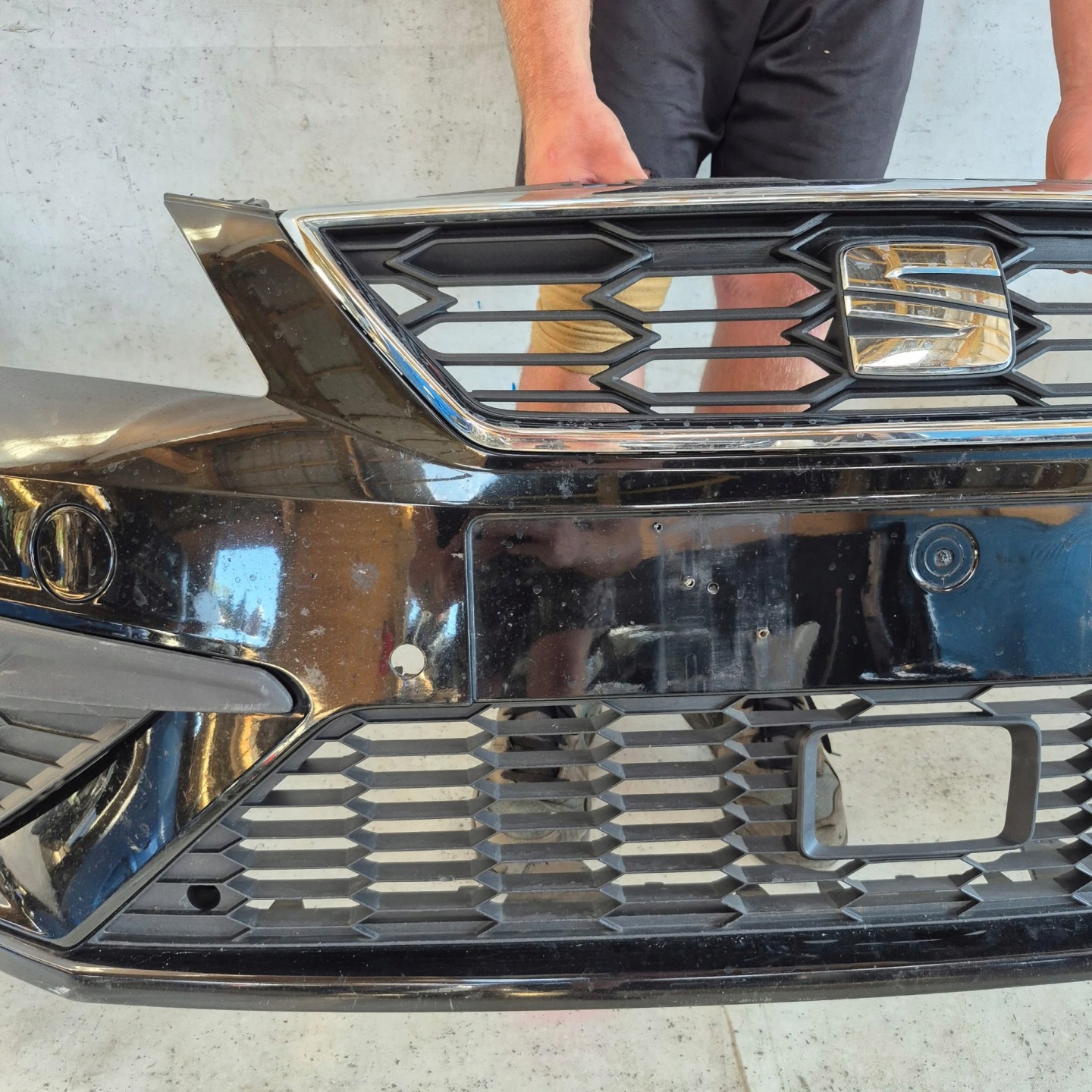 SEAT LEON III 5F LIFT FR 17- bumper front front PDC SPR 5F0807221AB