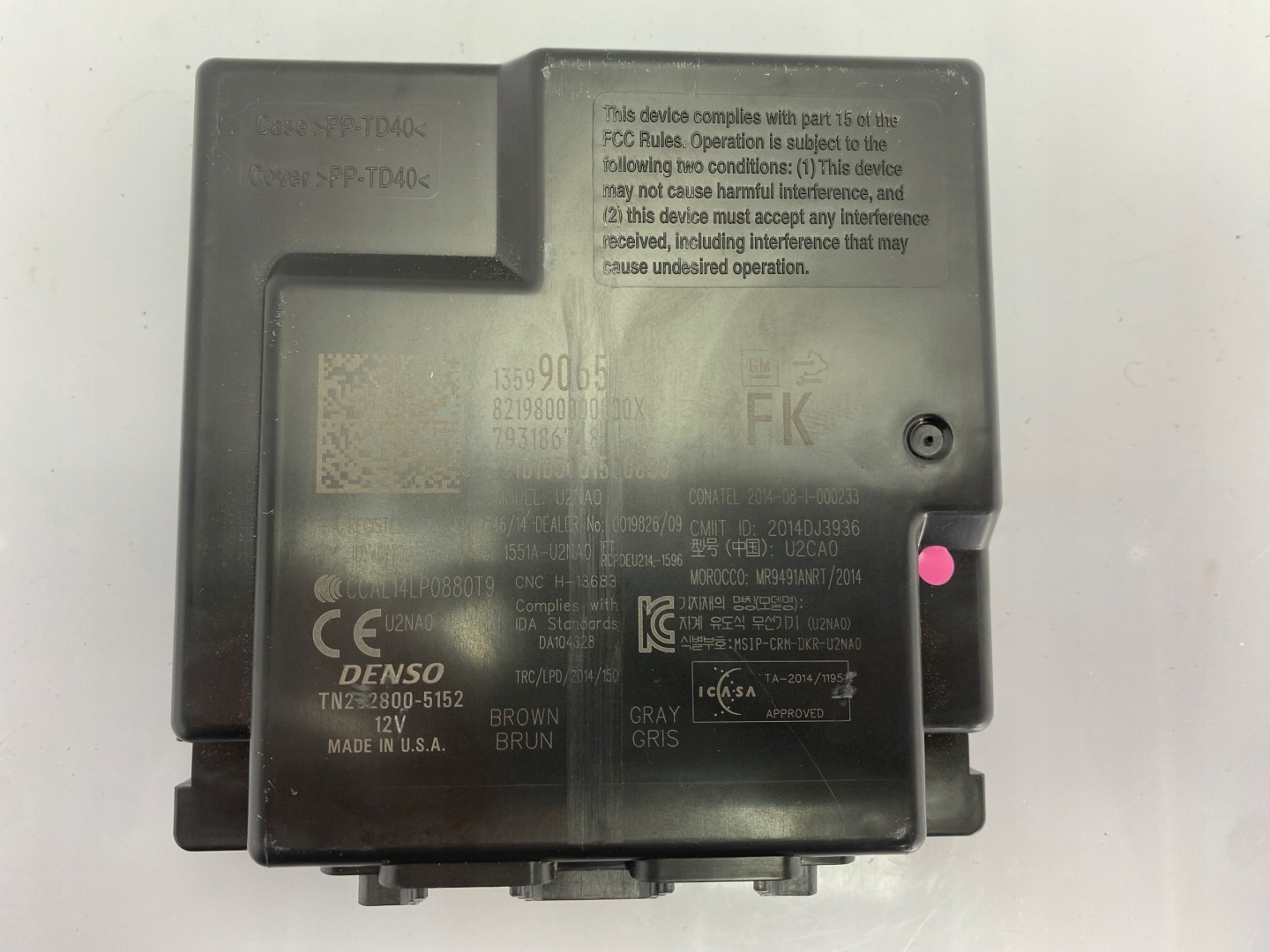 module control unit Keyless Chevrolet Camaro 2016+ USA