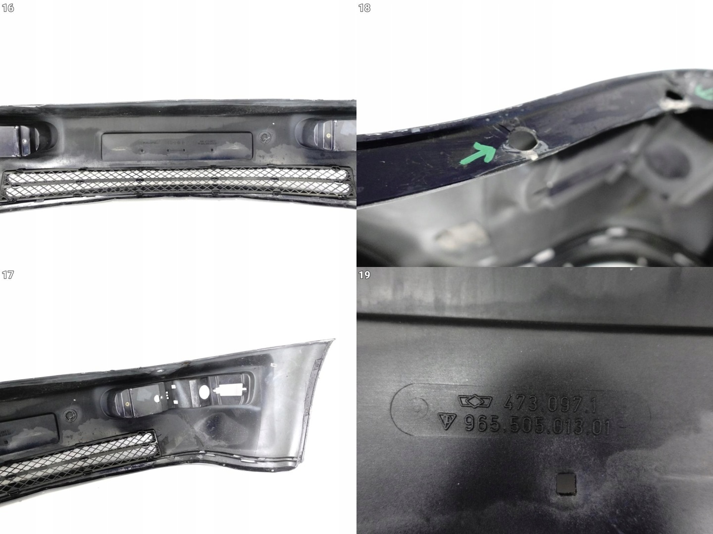 PORSCHE 911 964 965 TURBO 3.3 3.6 90-94 bumper BUMPER front (washer)