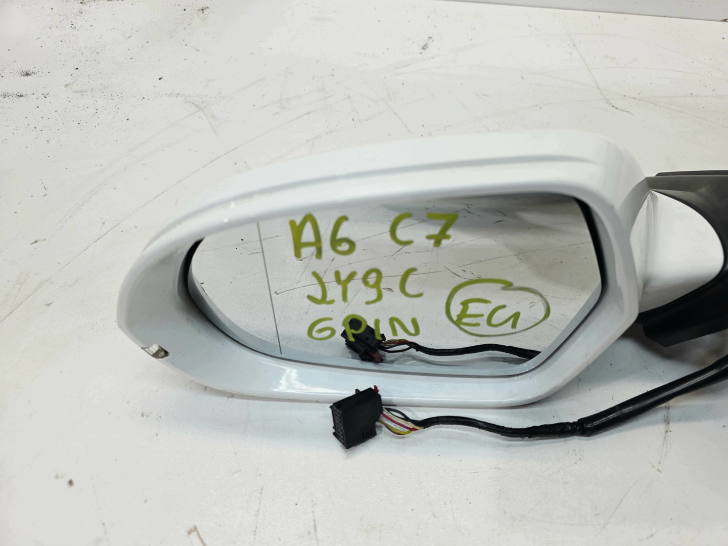 mirror exterior left AUDI A6 C7 6 PIN LY9C EUROPA