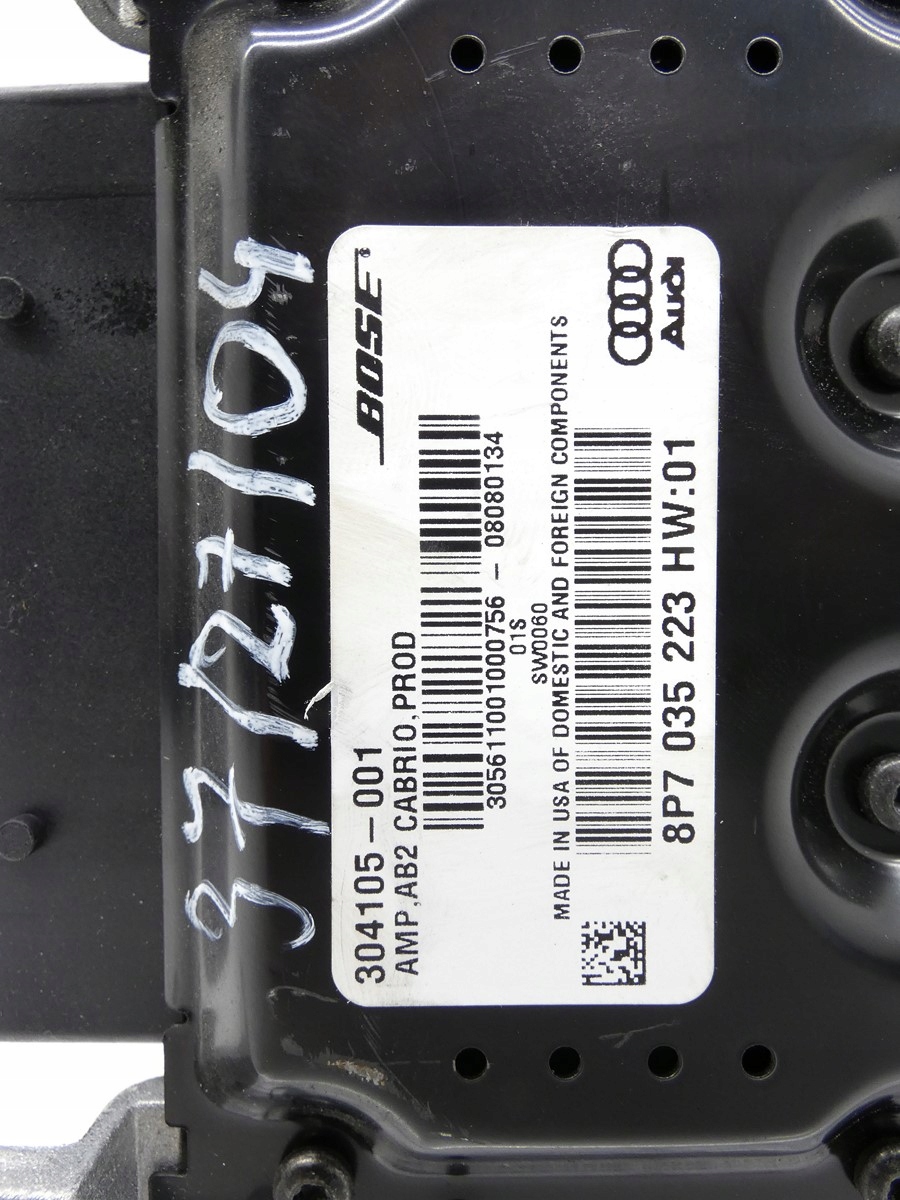 amplifier AUDIO MUZYKI AUDI A3 8P 8P7035223