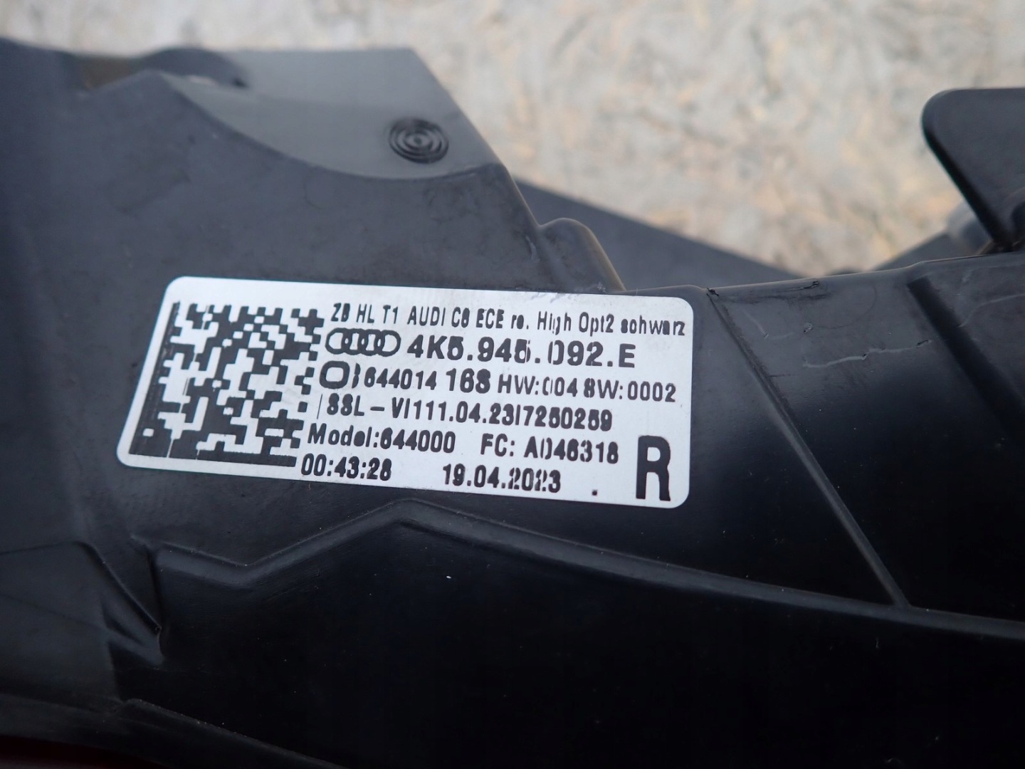 light right rear right rear part AUDI A6 C8 4K sedan 2018- 4K5945092E