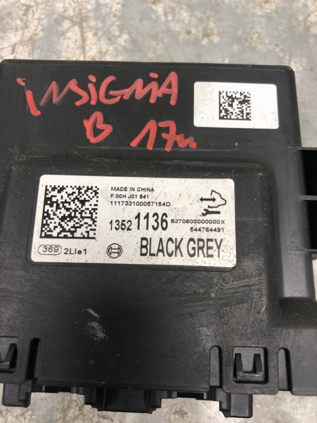 module control unit PDC OPEL INSIGNIA B 13521136