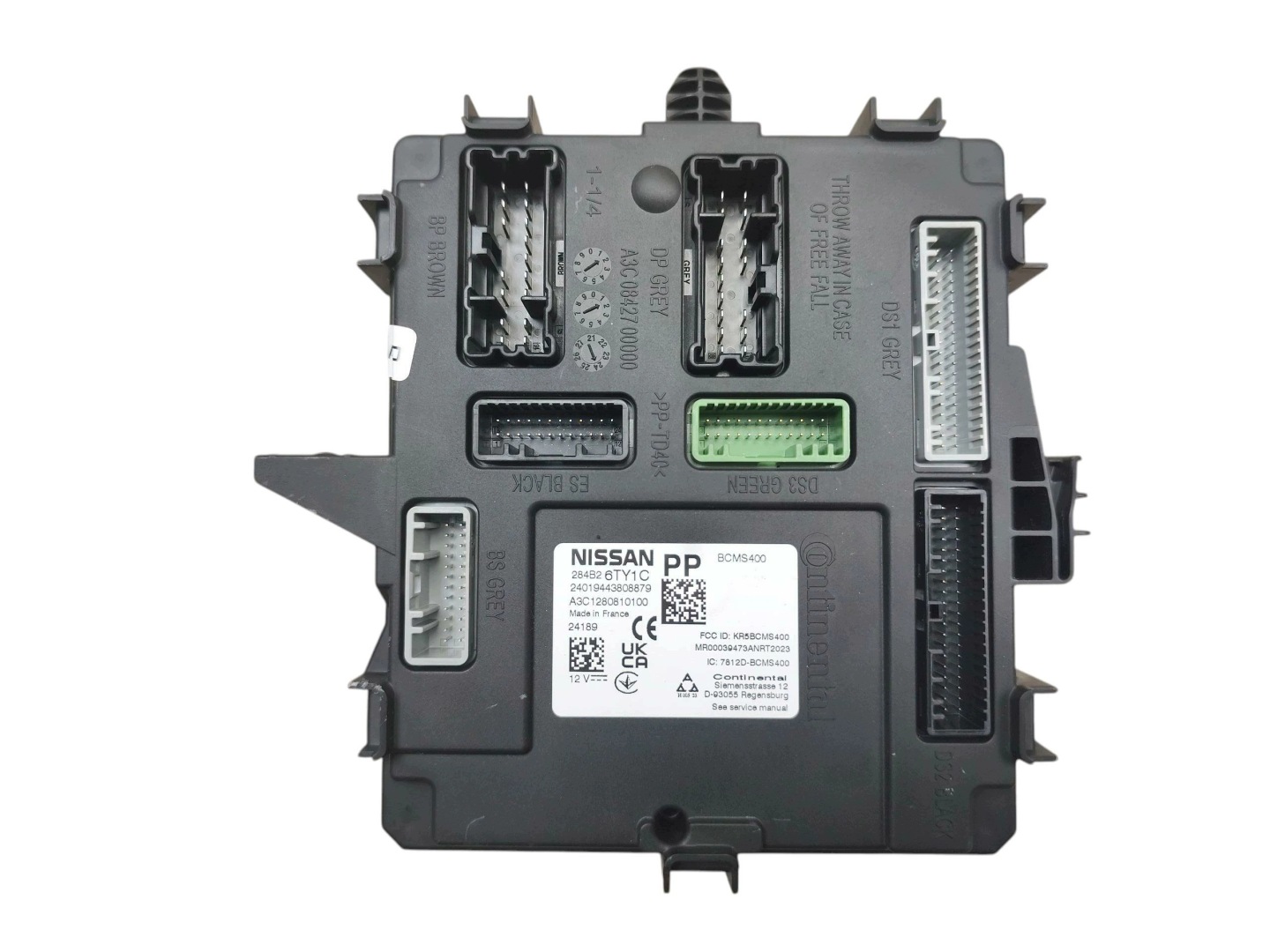 module BCM fuse box NISSAN QASHQAI J12 284B26TY1C