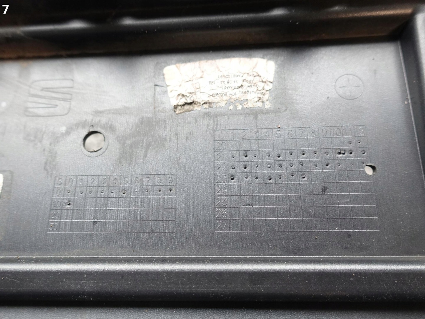 CUPRA BORN 10E 21- grill grid grille cap moulding W bumper front