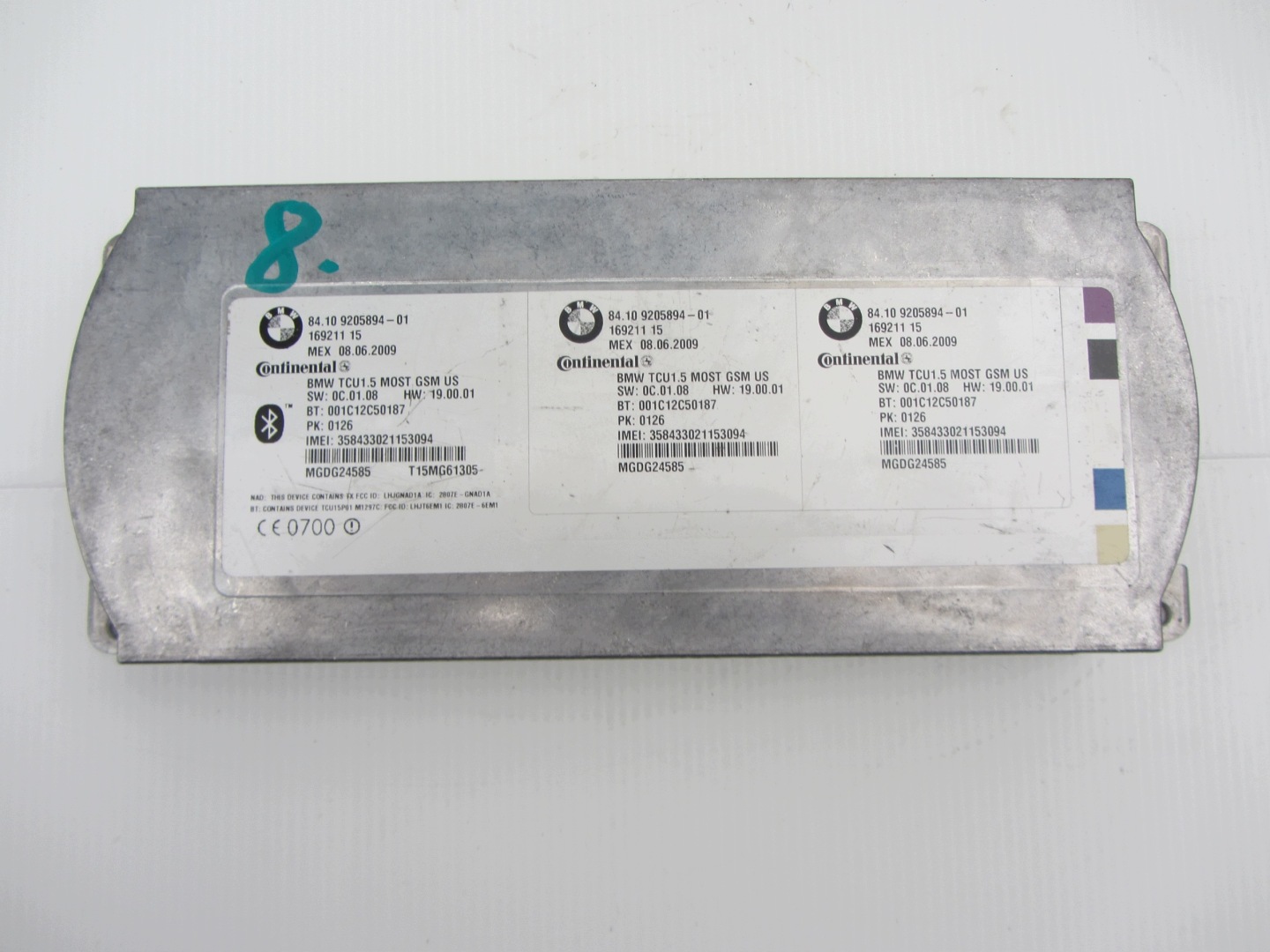 BMW 5 E61 E60 TELEMATIC BLUETOOTH centralina 9205894 GSM modulo 84109205894