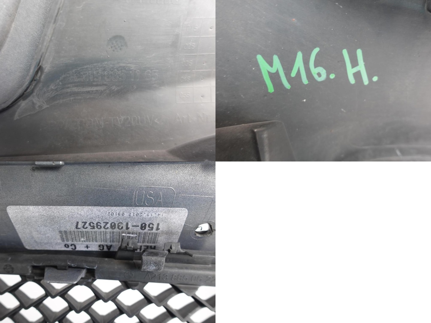 MERCEDES E W213 S213 16-20 bumper front *6XPDC*