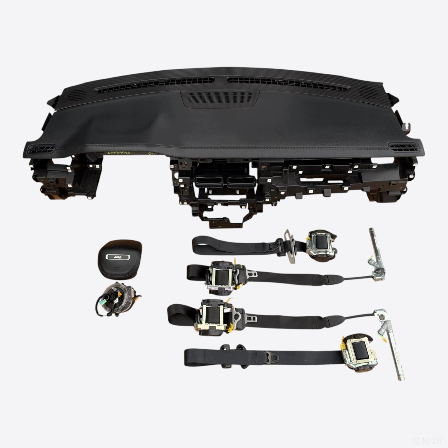 dashboard complete airbag console tension belts cockpit JEEP COMPASS II LIFT 2021 year