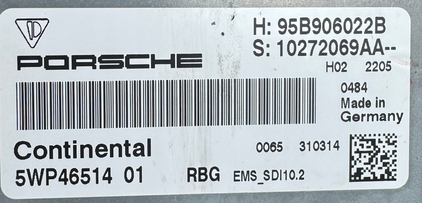 PORSCHE MACAN S 2015 computer centralina motore ECU 95B906022B