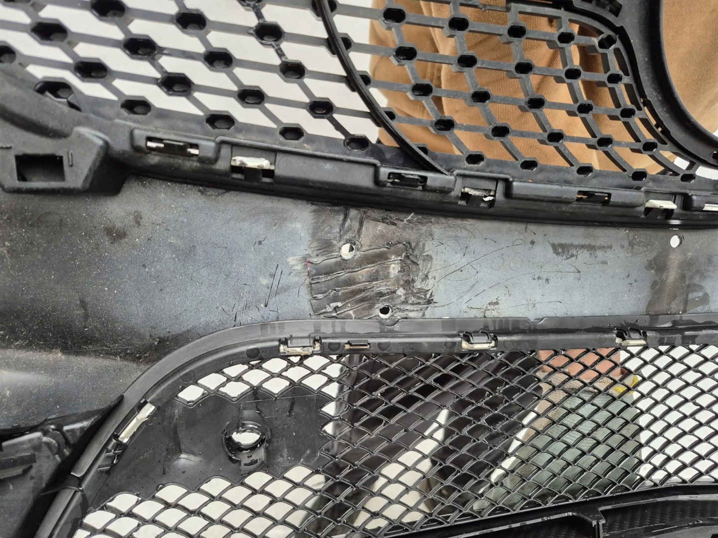 MERCEDES CLA W117 117 AMG bumper front front grill grid PDC SPR