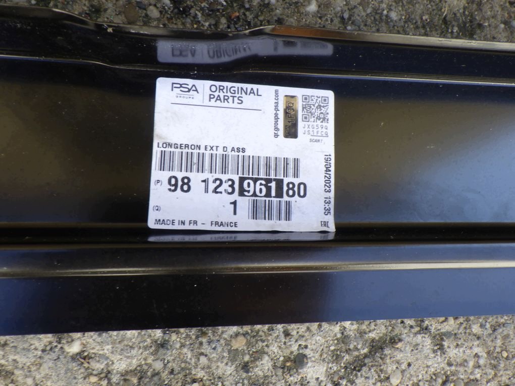 SCUDO JUMPY EXPERT III PROACE 16- threshold podproze right