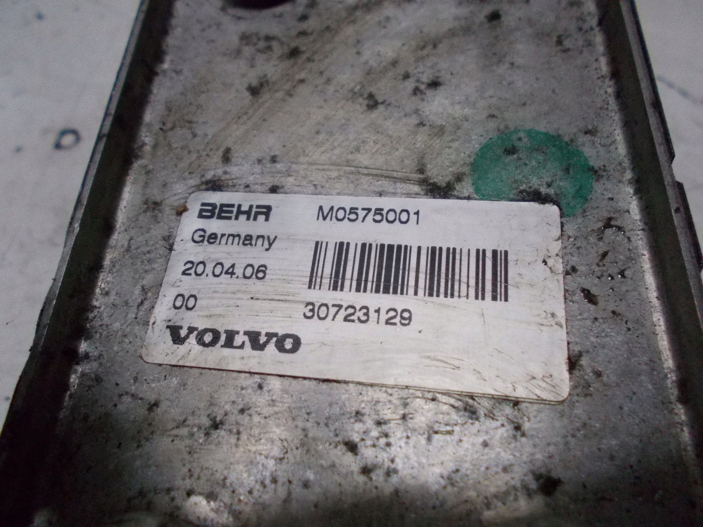 VOLVO V50 olaj hütö 30723129
