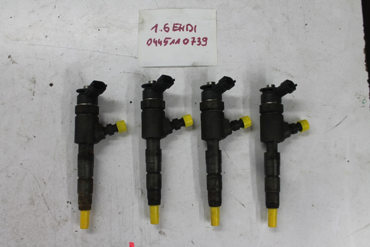 nozzle injector 0445110739 208 and 1.6 EHDI 12