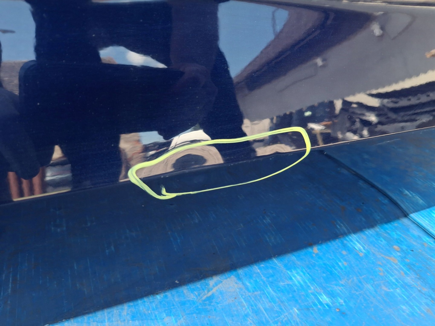 door left rear. VW TOURAN II 5TA 2015R->